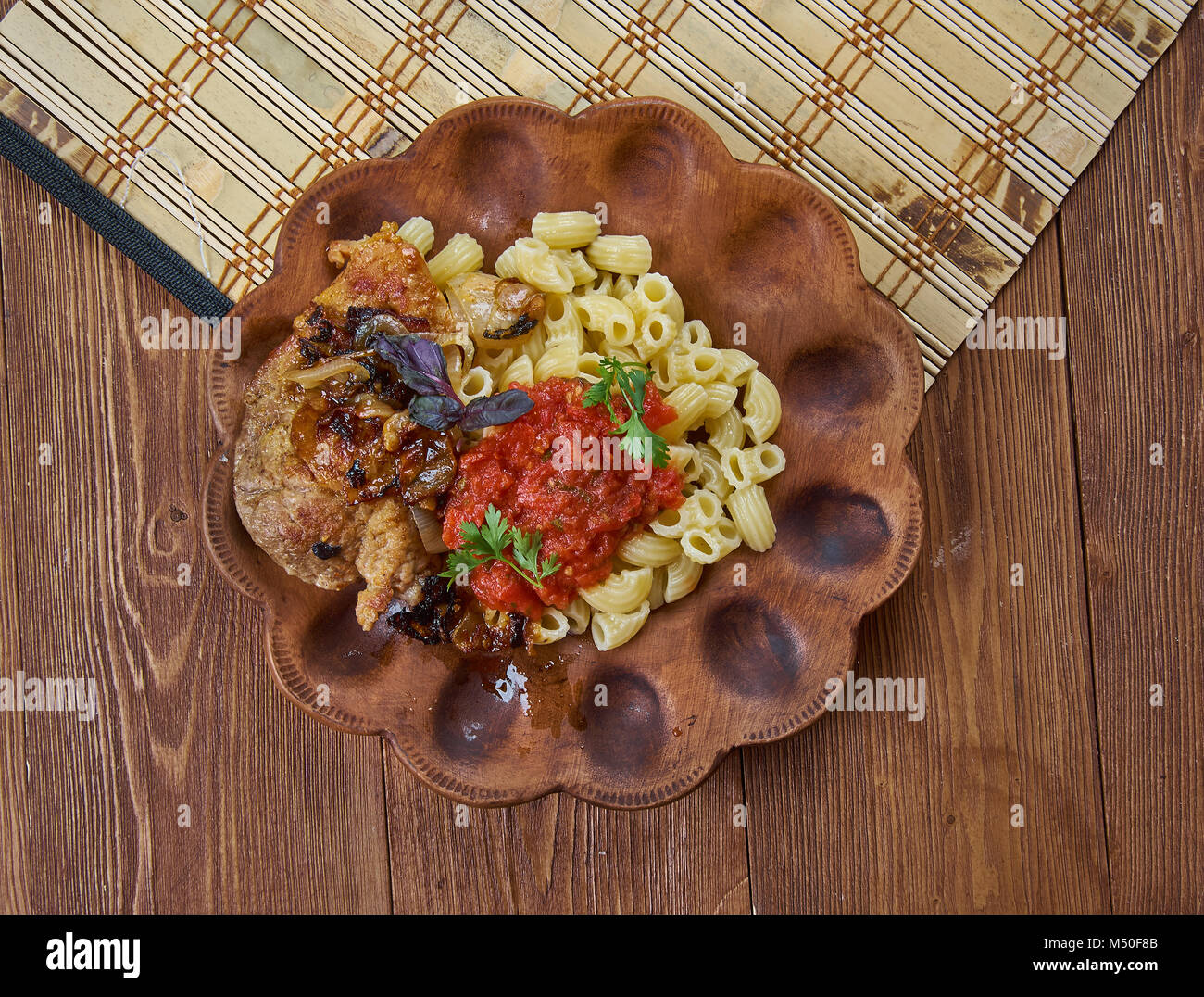 Slow Cooker Italian pork chops Stock Photo Alamy