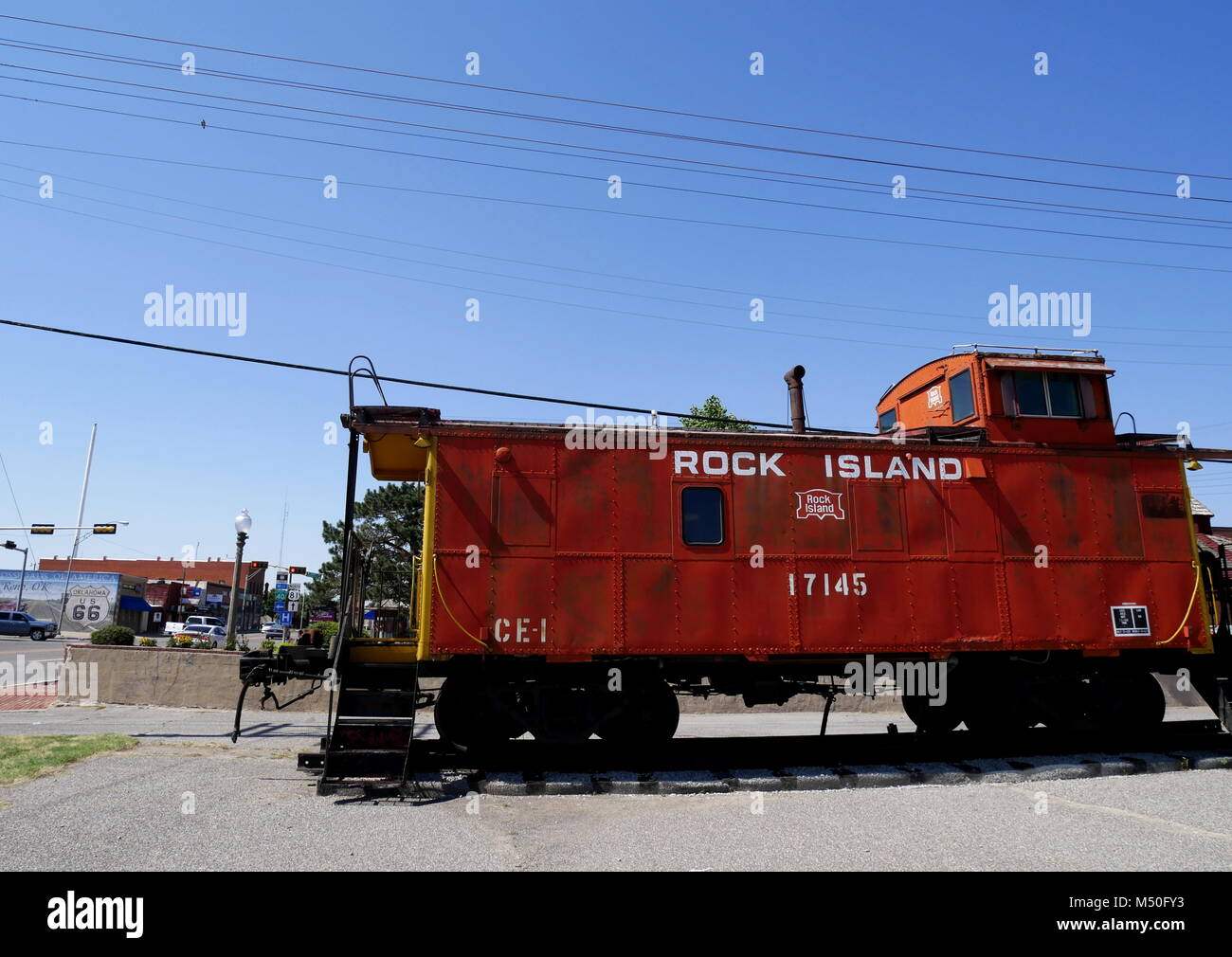 Rock Island Depot,El Reno,Oklahoma Stock Photo Alamy