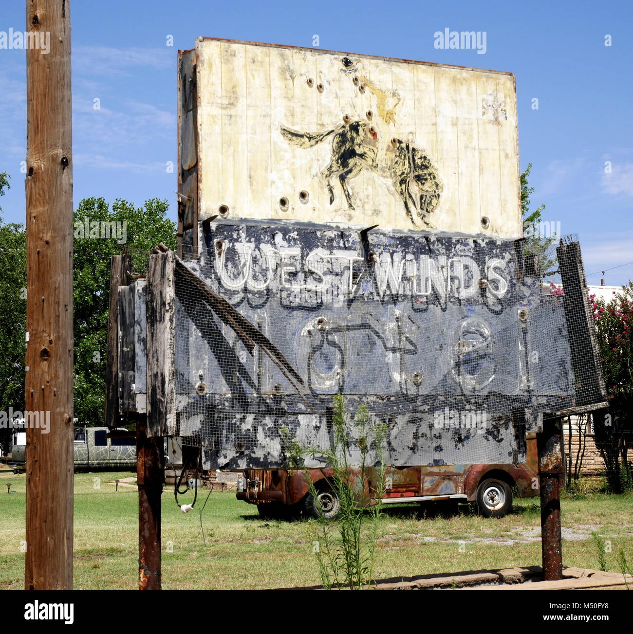 Former West Winds Motel,Erick,Oklahoma,Route 66 Stock Photo Alamy