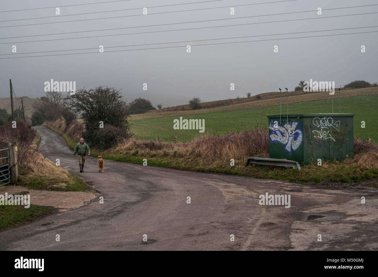 Crete Road West, Folkestone, Kent Stock Photo Alamy