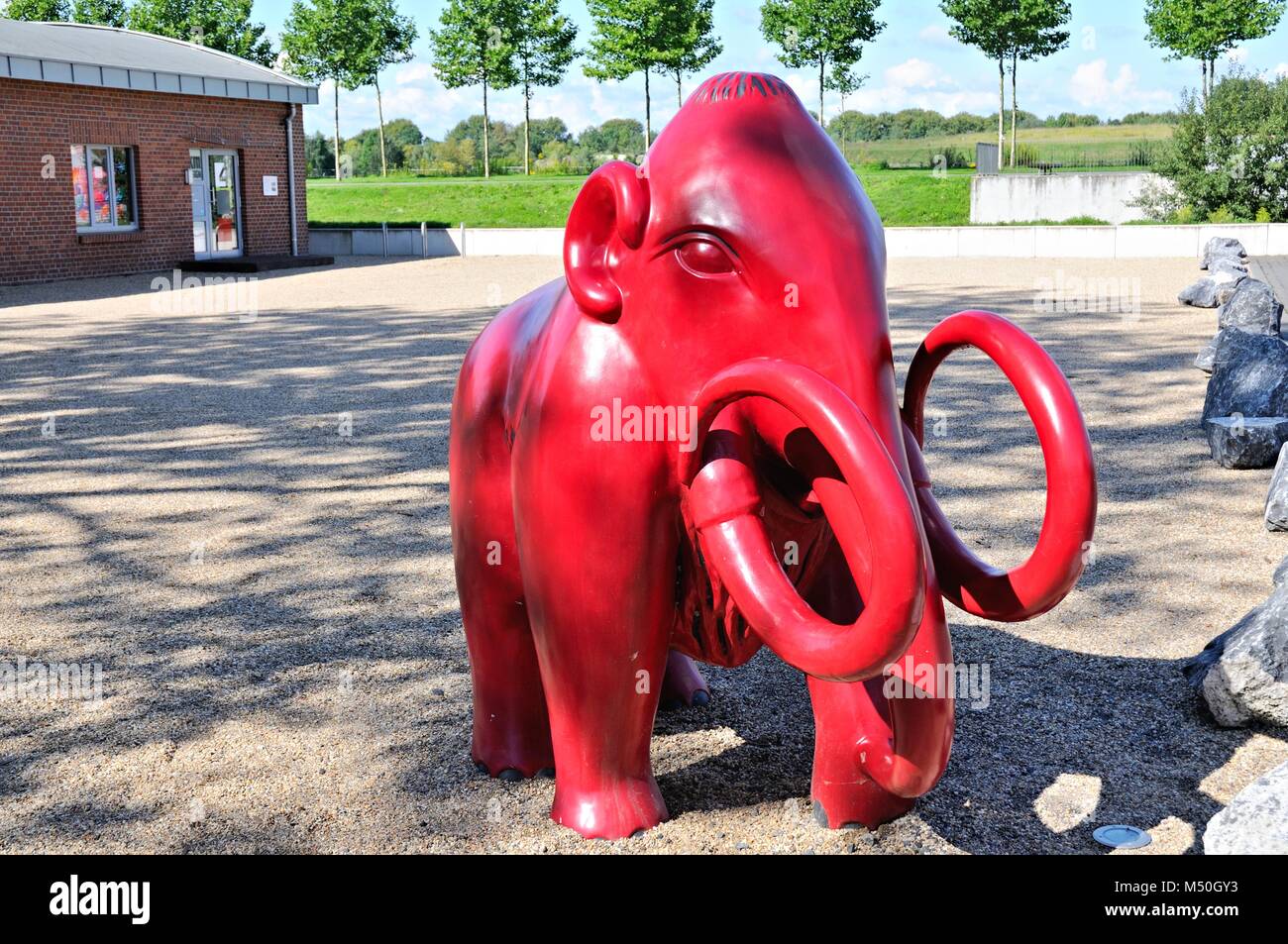 Red mammoth colliery Westphalia Ahlen Germany Stock Photo - Alamy