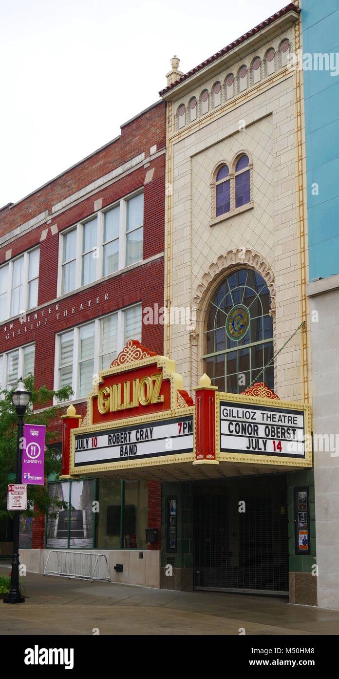 Historic Gillioz Theatre,Springfield,Missouri,Route 66 Stock Photo Alamy