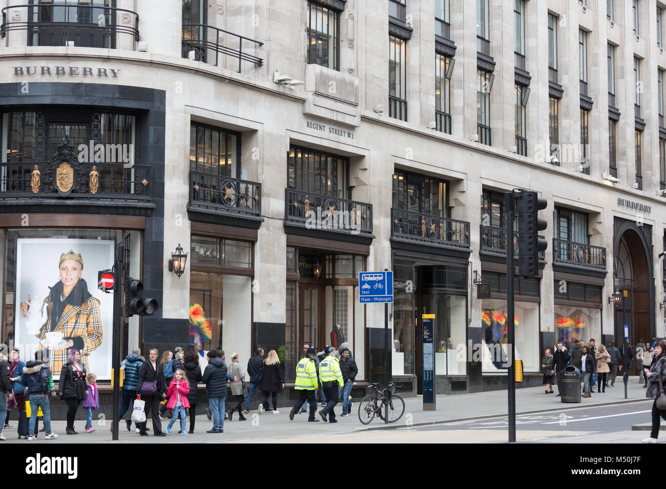 Burberry Regent Street London Stock Photo - Alamy