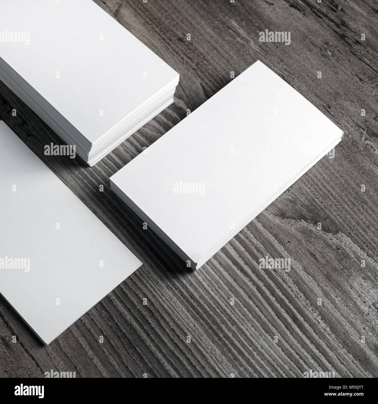 Paper business cards Stock Photo Alamy