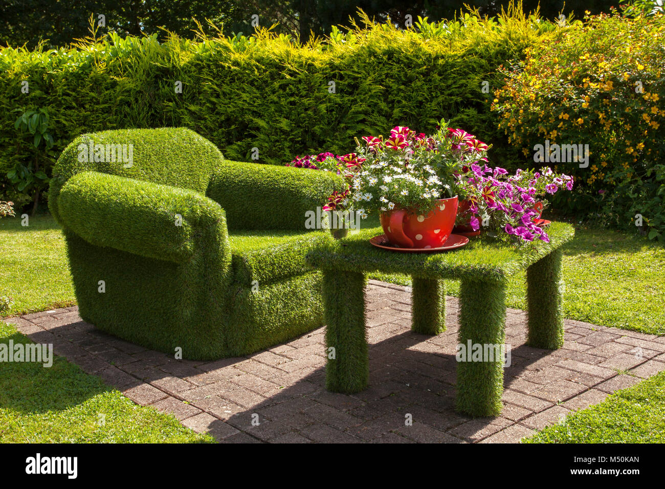 Garden Furniture Covered Stock Photos Garden Furniture Covered