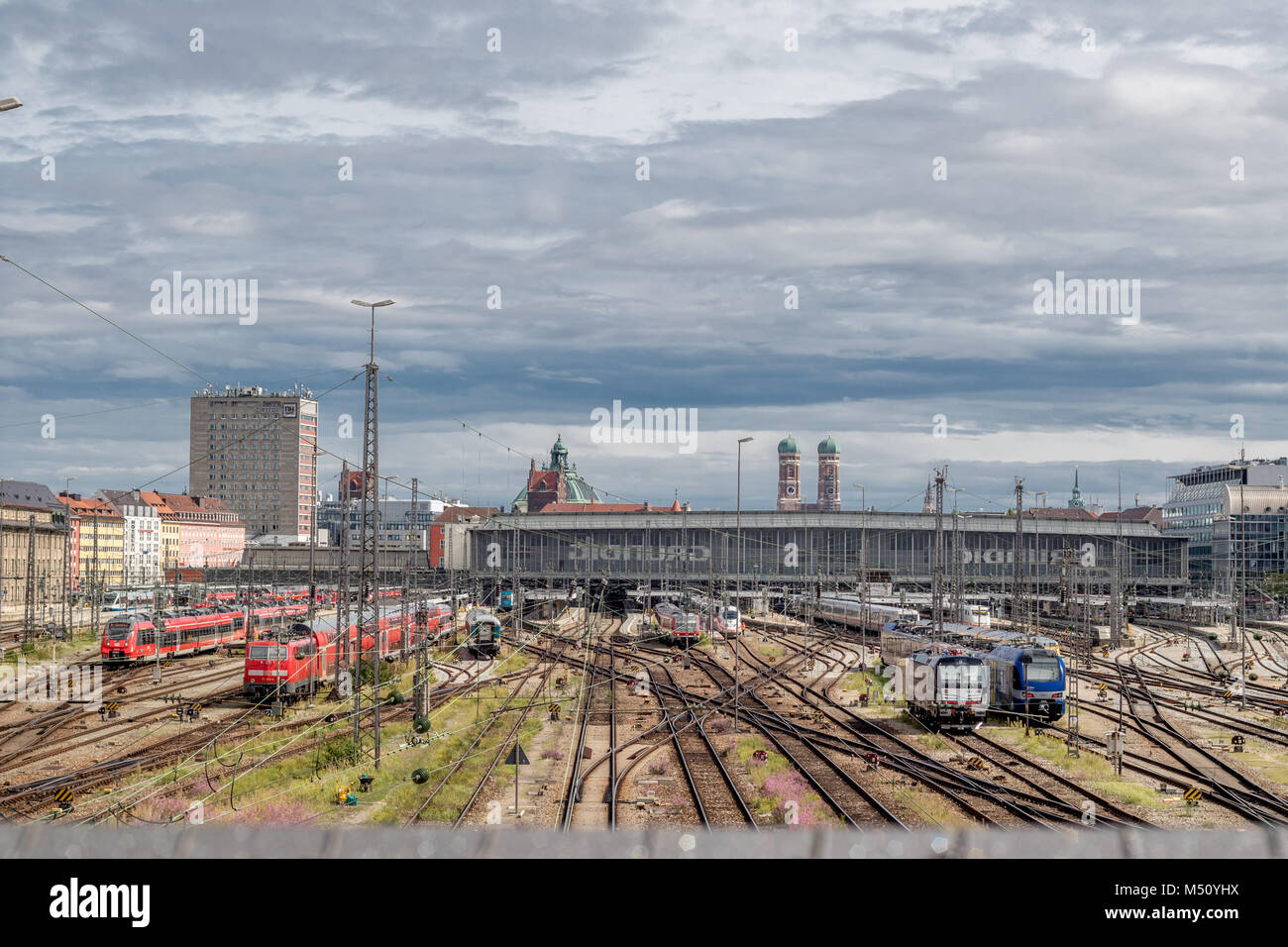 Munich Central Station Stock Photo