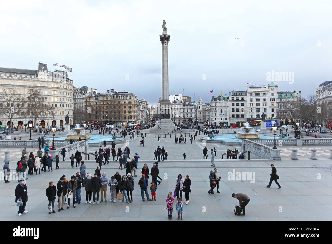Trafalgar Square London Stock Photo - Alamy