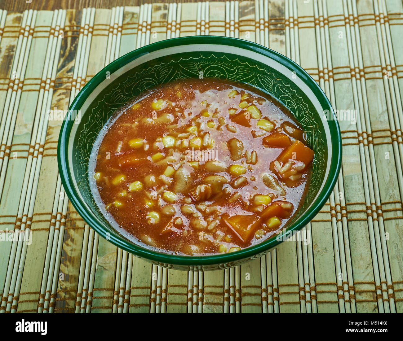 Dirty Rice and Beans Soup Stock Photo Alamy