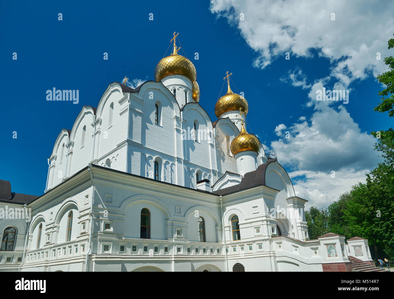 Uspensky Cathedral in Yaroslavl Russia Stock Photo
