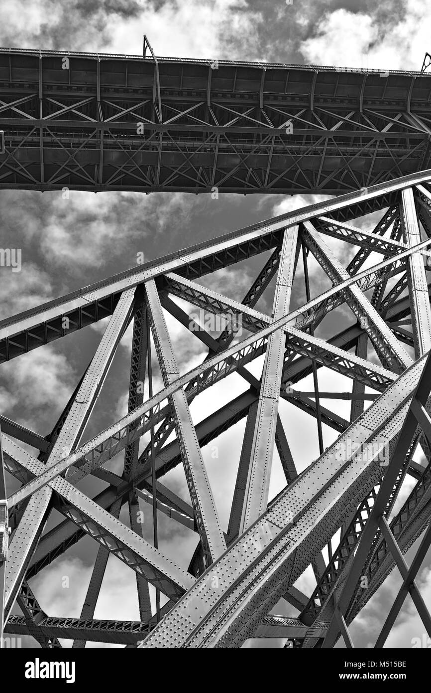 Bridge Built by Eiffel Stock Photo - Alamy