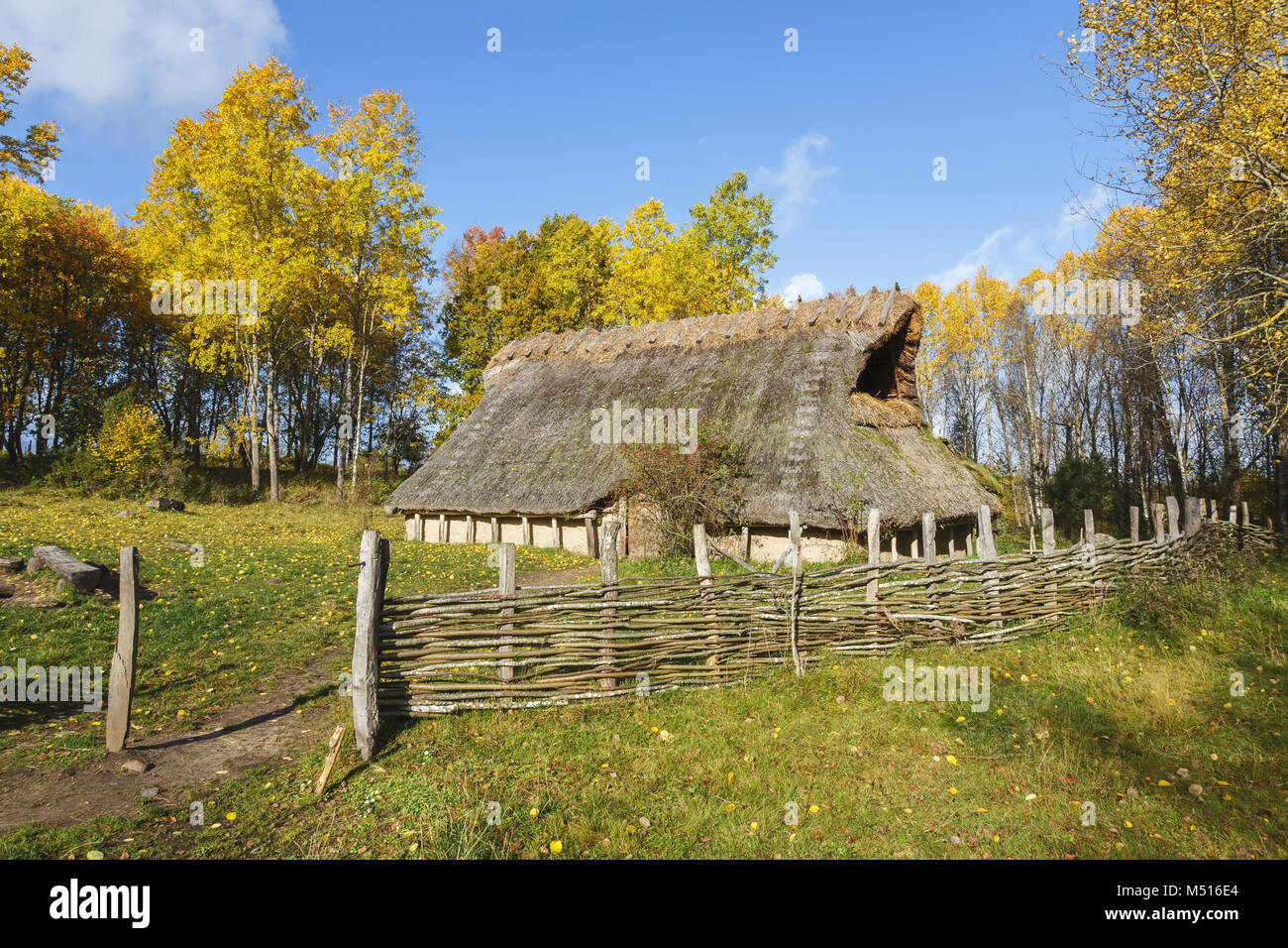 Bronze age house reconstruction hires stock photography and images Alamy