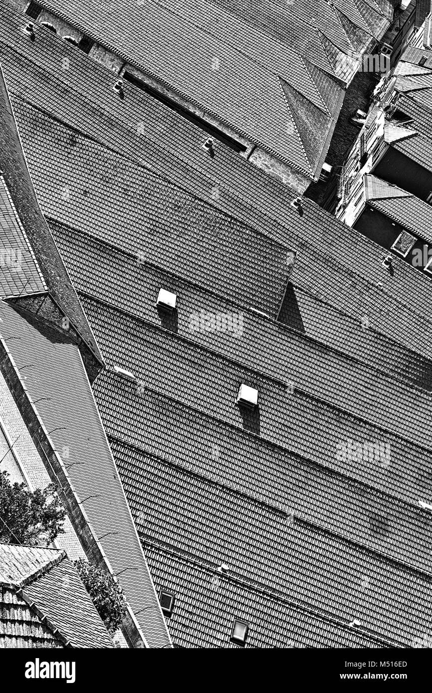 Roofs of Porto Stock Photo