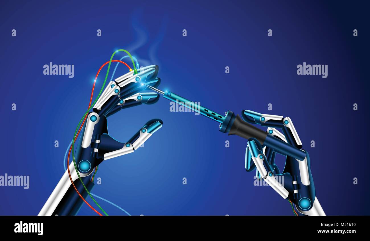 Soldering robot cheap arm