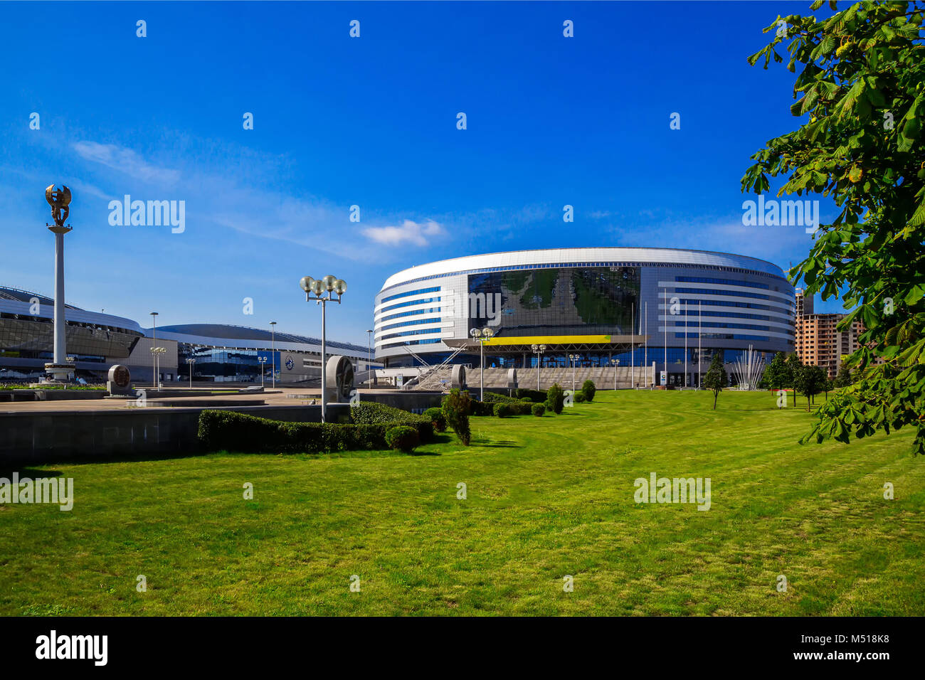 Minsk, sports complex MinskArena Stock Photo Alamy