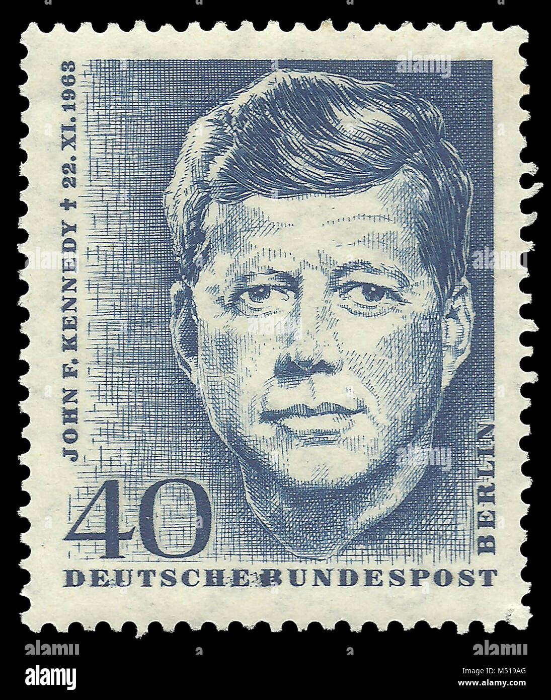 Germany stamp 1964, Heads of State, Memorable, John F. Kennedy 19171963 Stock Photo Alamy
