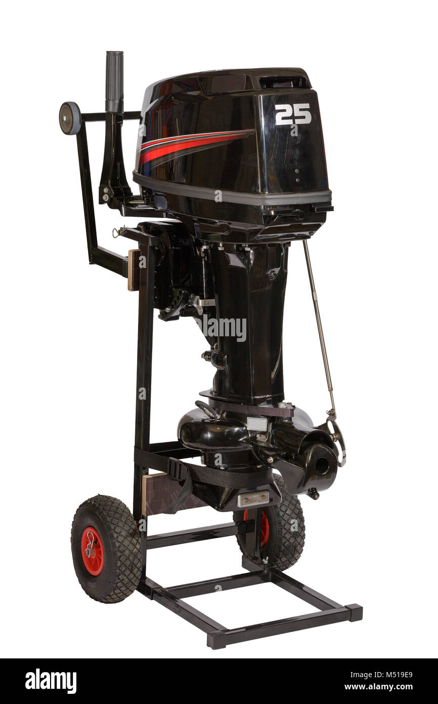 Outboard waterjet motor Stock Photo Alamy