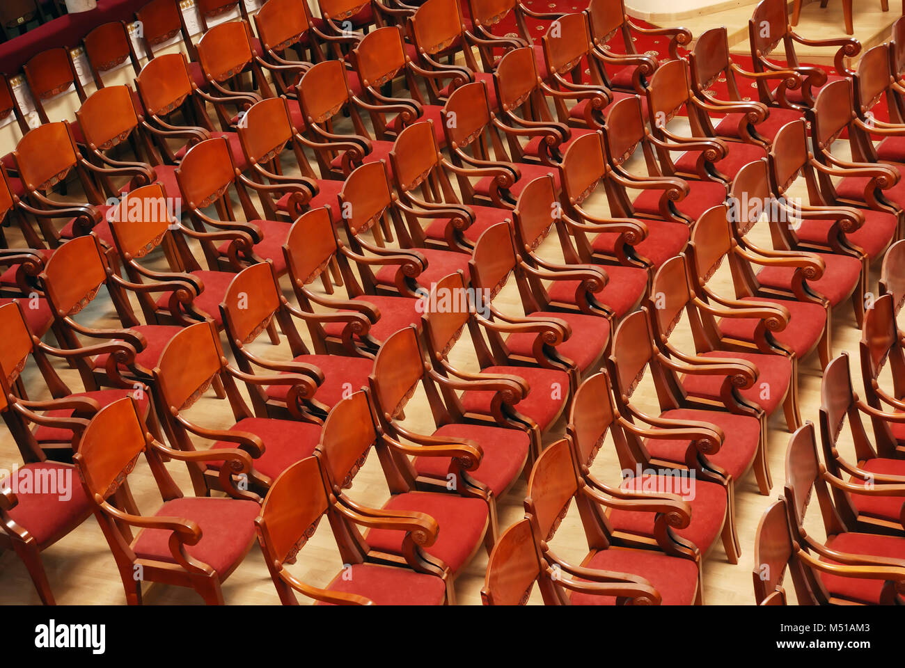 theatre seats Stock Photo