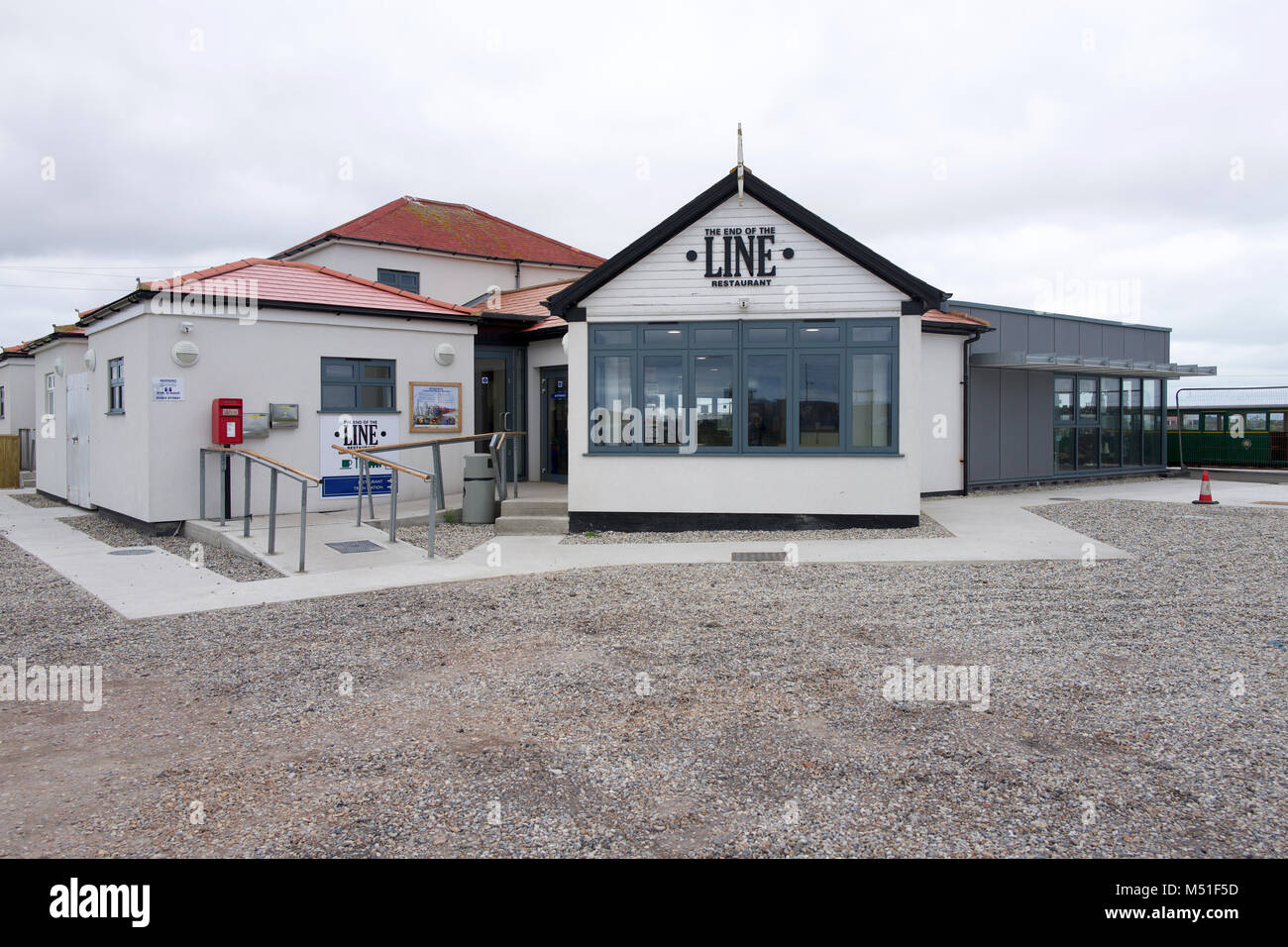 Dungeness station on the Romney, Hythe and Dymchurch Railway Stock Photo -  Alamy