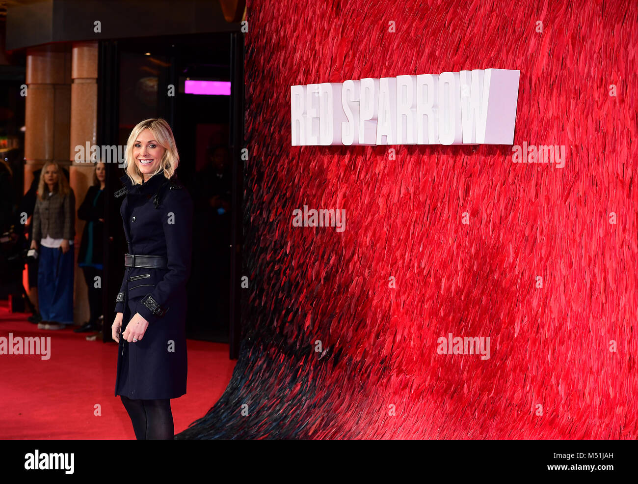 Jenni Falconer attending the Red Sparrow European Premiere at Vue