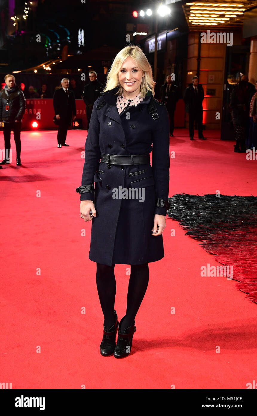Jenni Falconer attending the Red Sparrow European Premiere at Vue