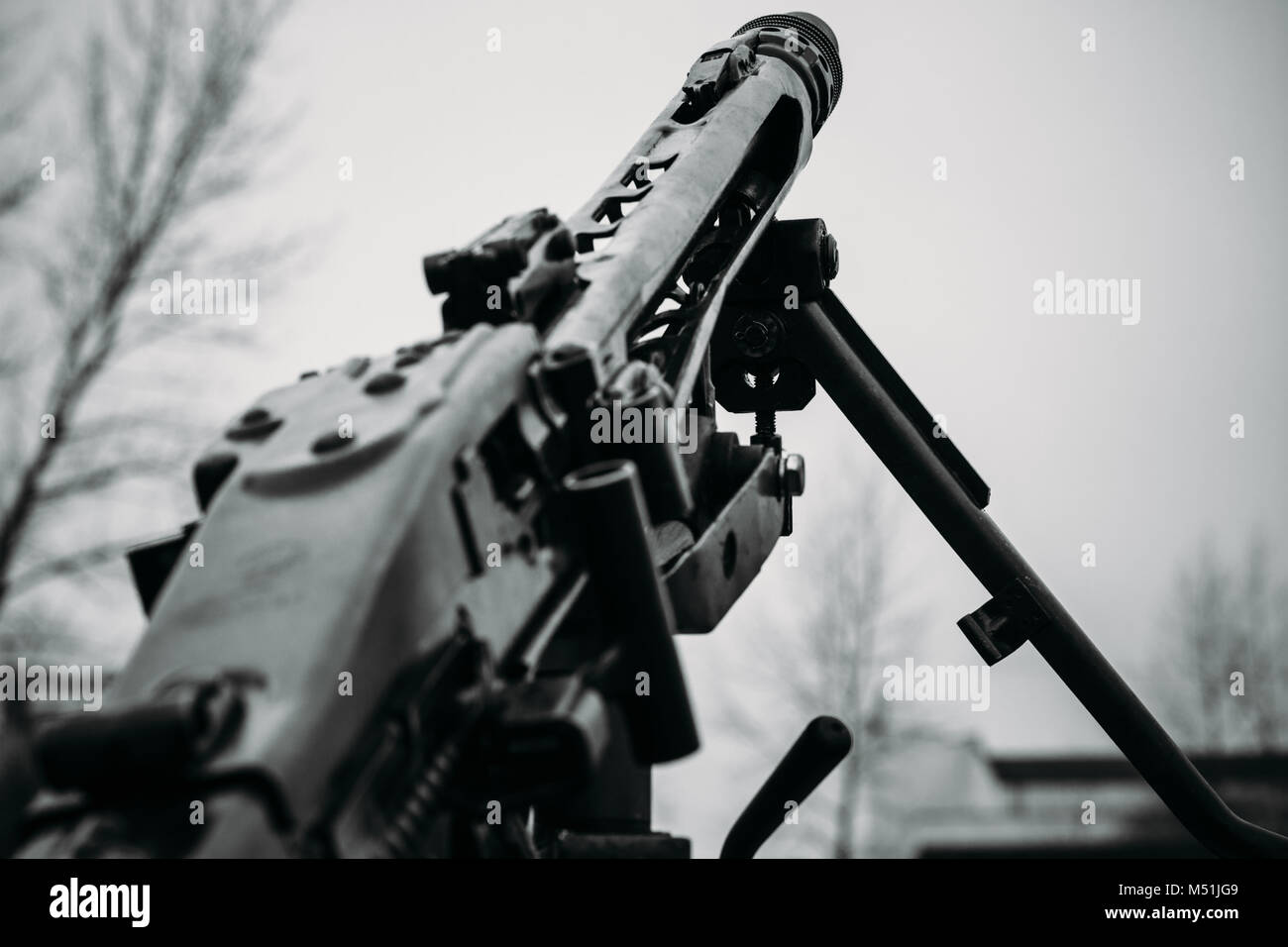 Machine Gun Mg42 On A Motorcycle Stock Photo - Download Image Now - Machine  Gun, Ammunition, Armed Forces - iStock