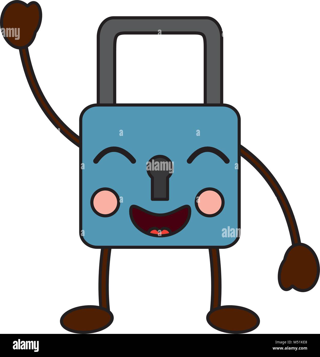 safety lock emoji icon image Stock Vector Image & Art Alamy