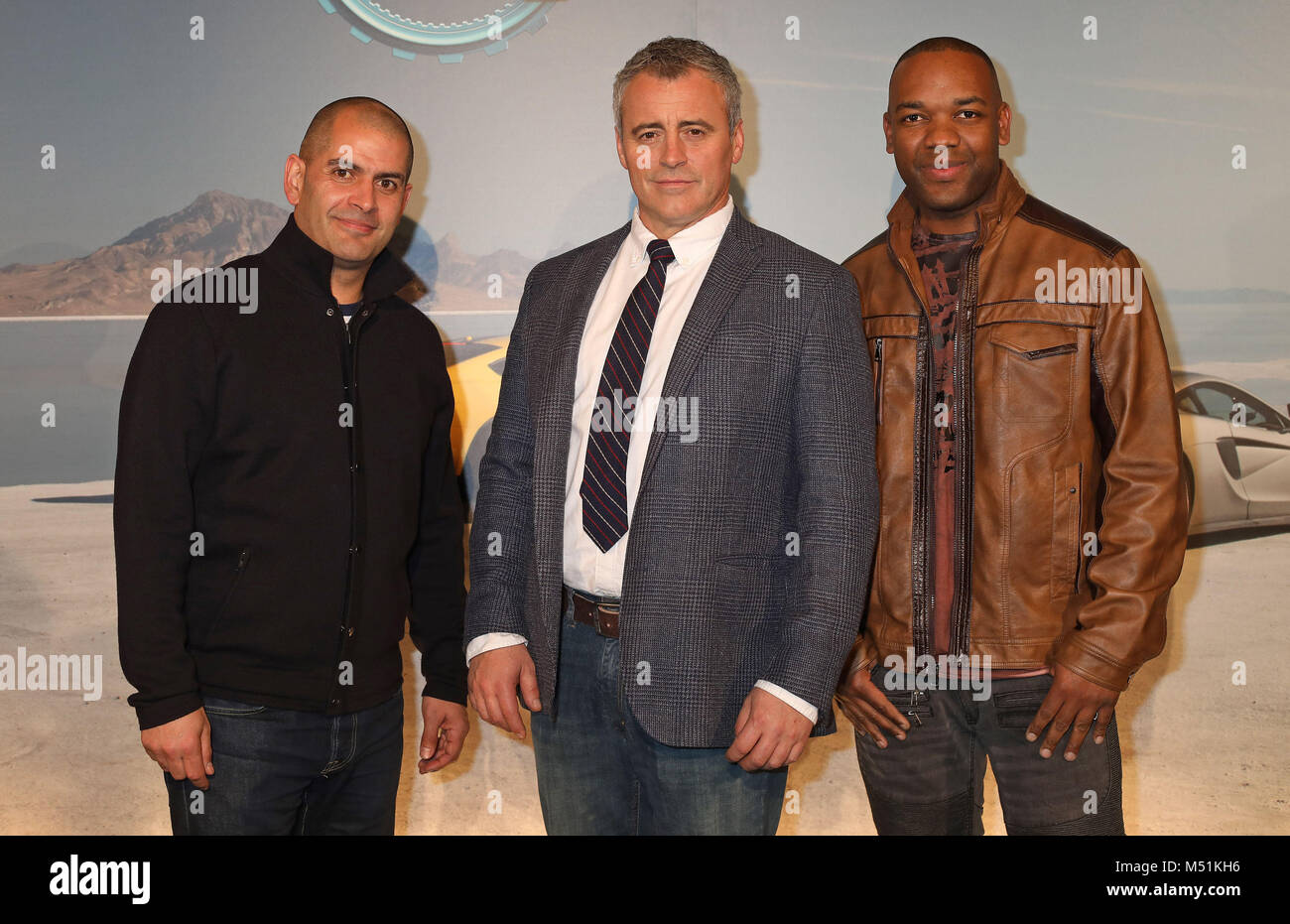left to right) Chris Harris, Matt Le Blanc and Rory Reid arriving for a  screening of Top Gear series 25 at the May Fair Hotel in London Stock Photo  - Alamy