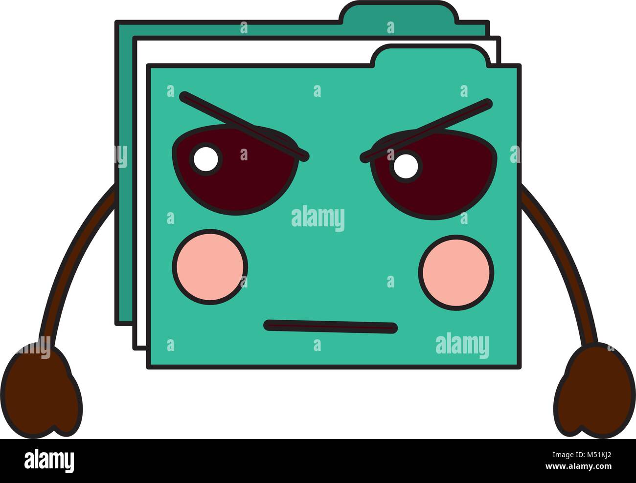 file folder emoji icon image Stock Vector Image & Art Alamy