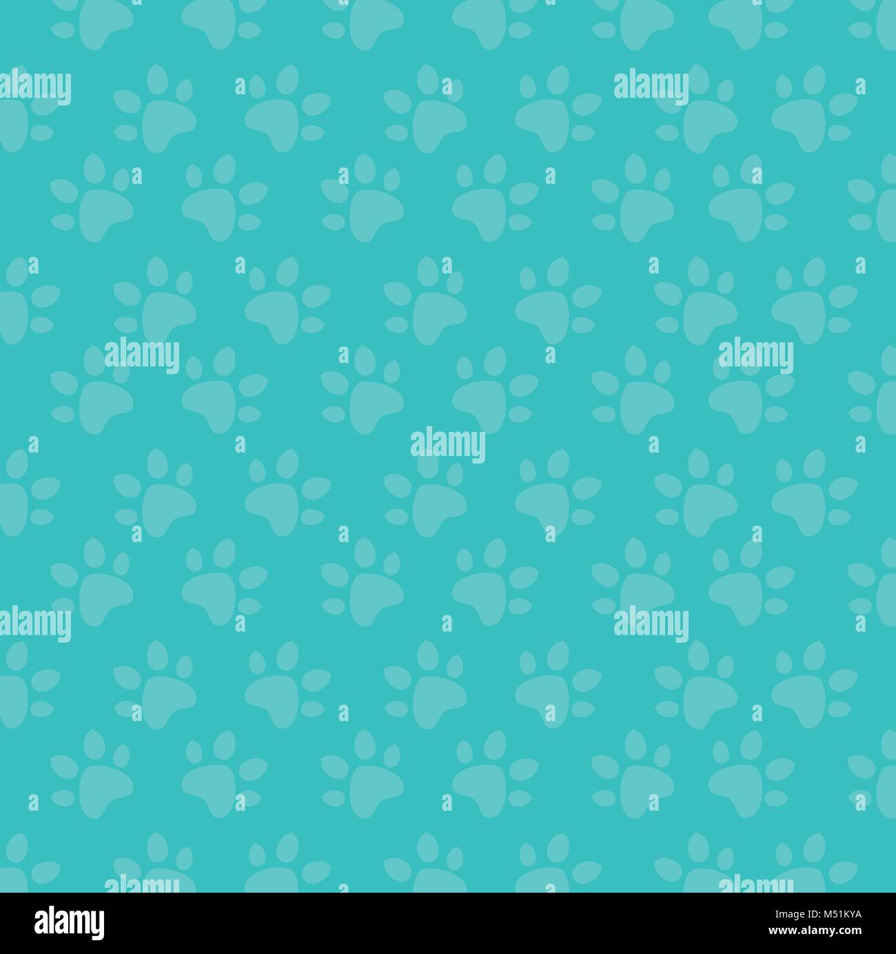 foot print paw mascot pattern Stock Vector Image &amp; Art - Alamy