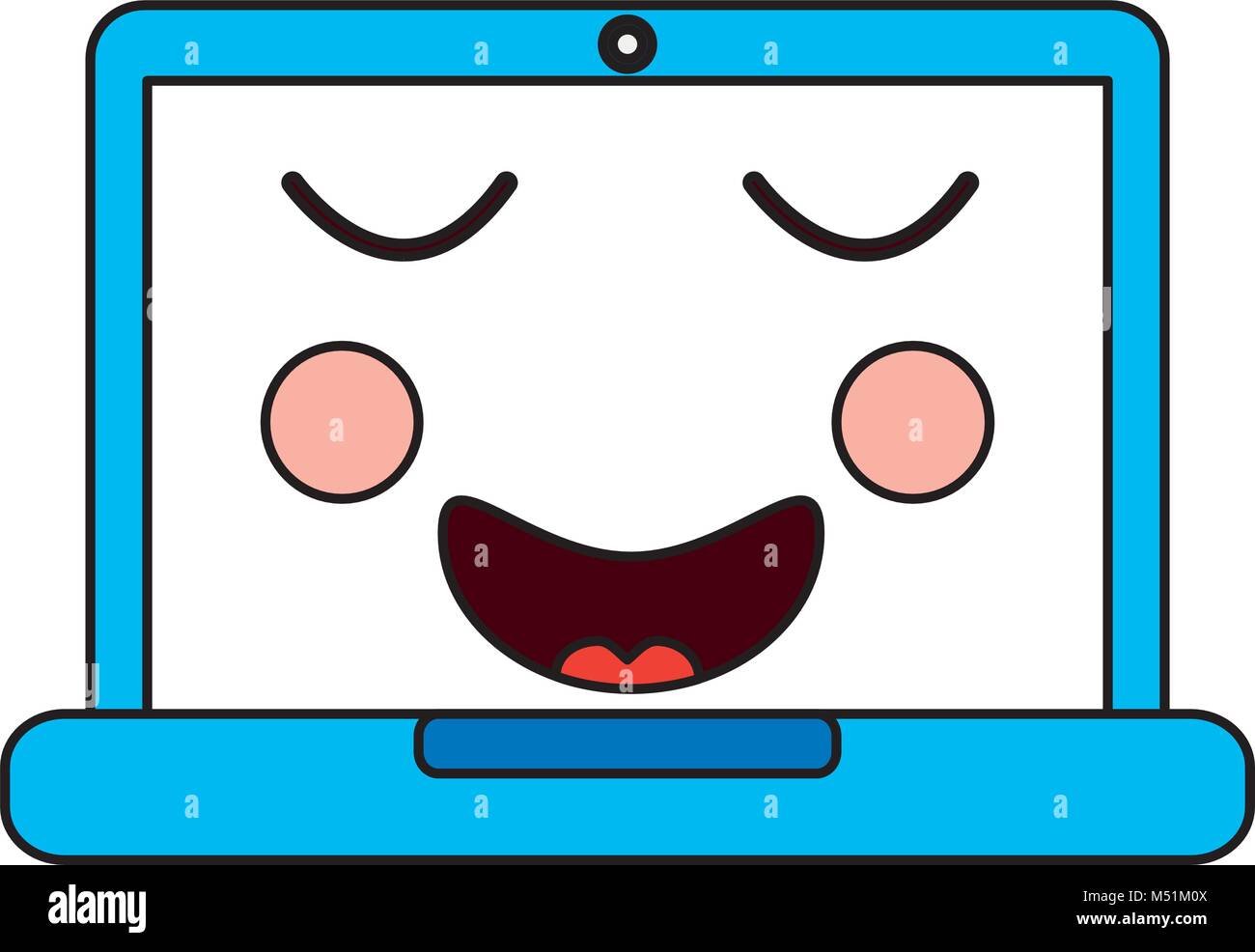 laptop computer emoji icon image Stock Vector Image & Art Alamy