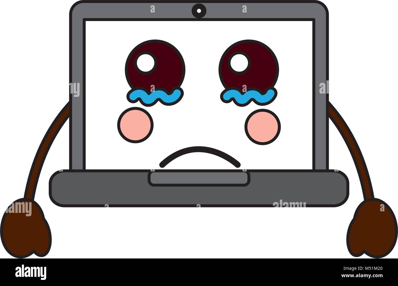 laptop computer emoji icon image Stock Vector Image & Art Alamy