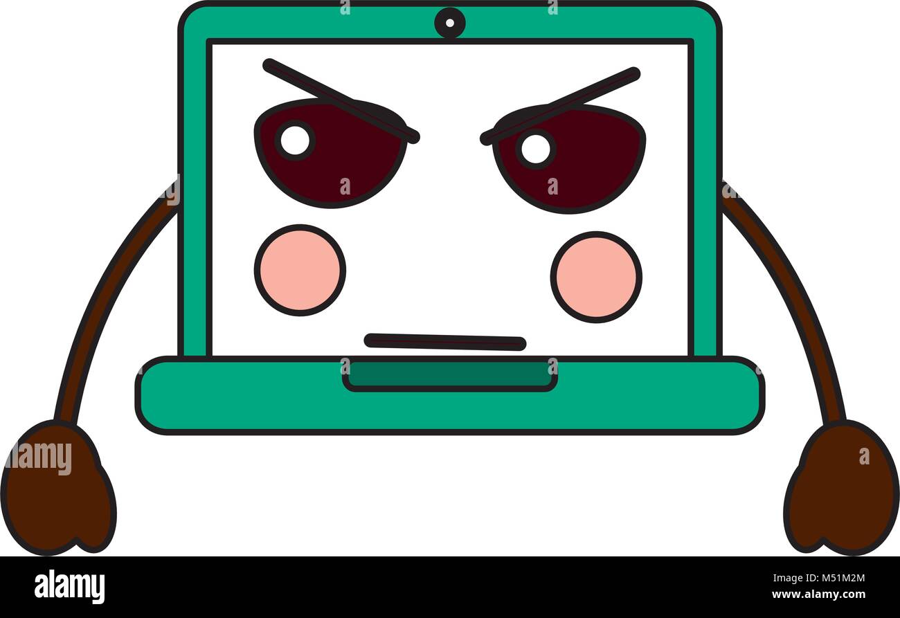 laptop computer emoji icon image Stock Vector Image & Art Alamy