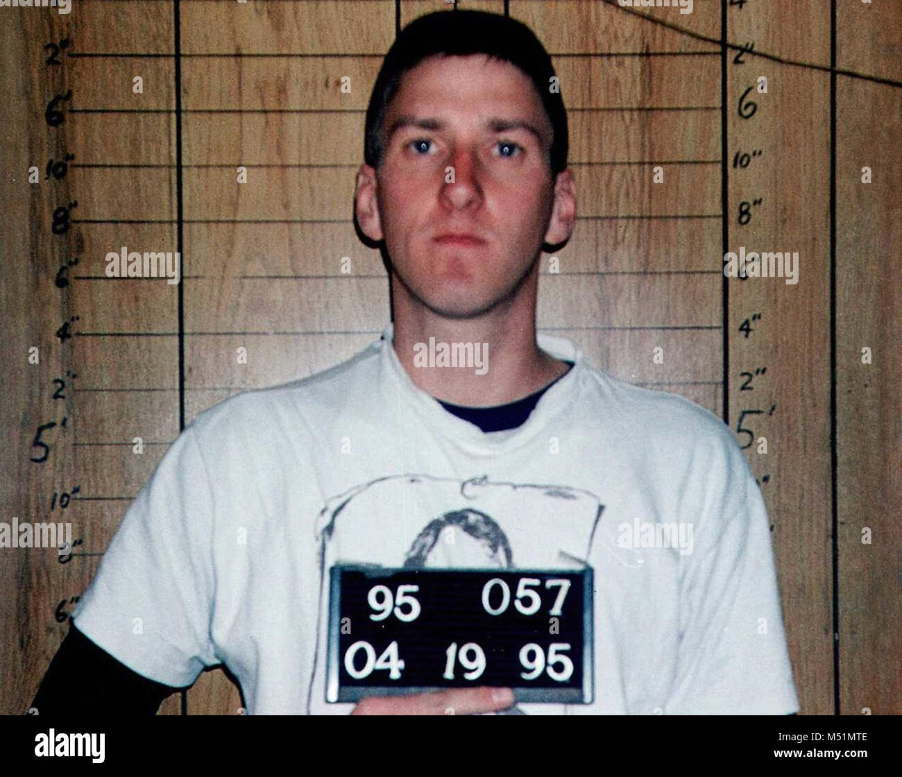 Timothy McVeigh, Timothy James McVeigh (1968 – 2001) American domestic terrorist, convicted and executed for the mass killing of 168 people in the Oklahoma City bombing in 1995 Stock Photo