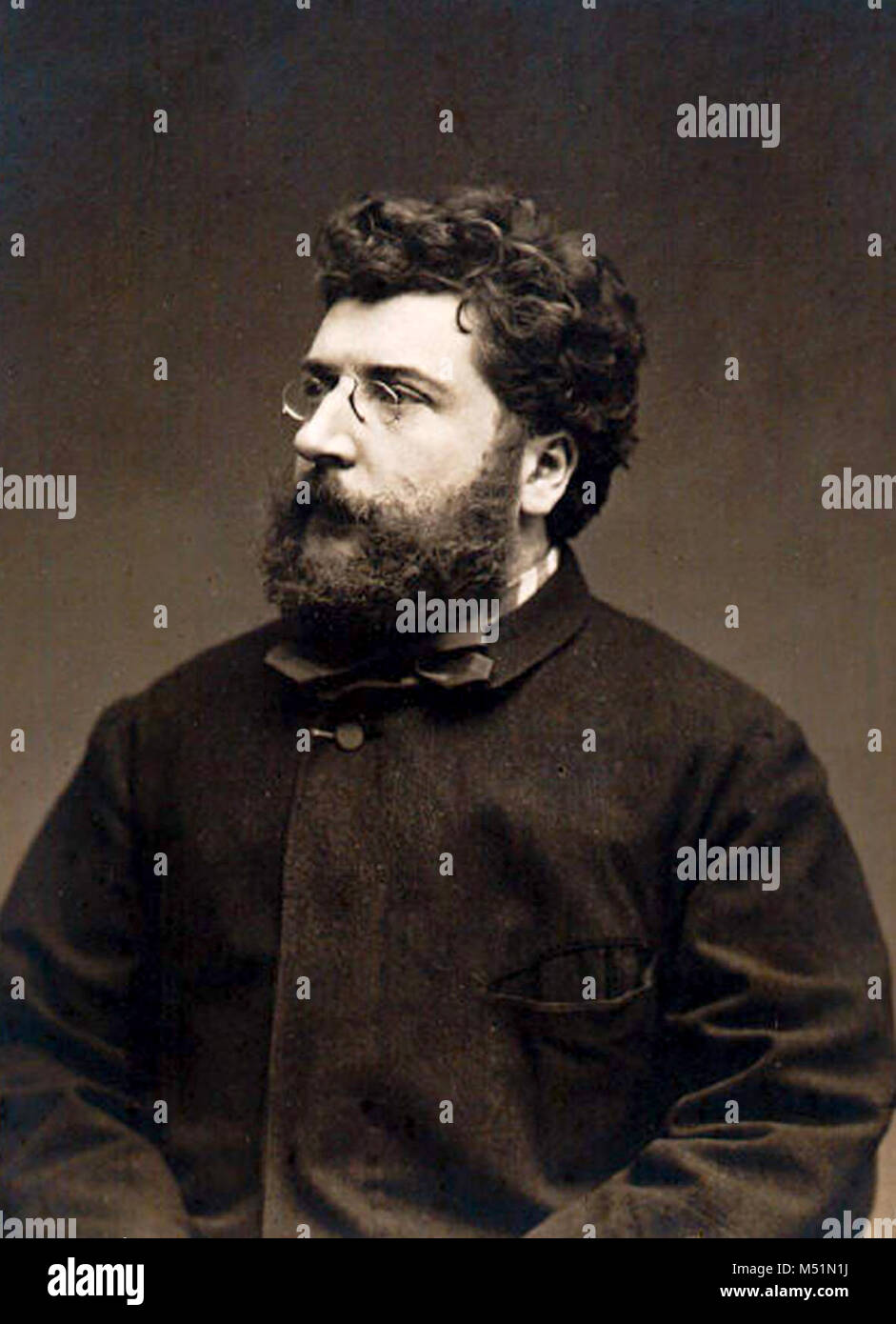 Georges Bizet (1838 – 1875), Alexandre César Léopold Bizet, French composer of the romantic era Stock Photo