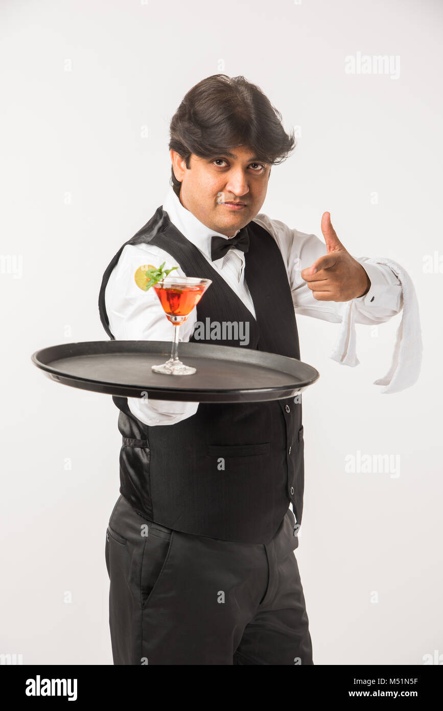 Indian waiter hires stock photography and images Alamy