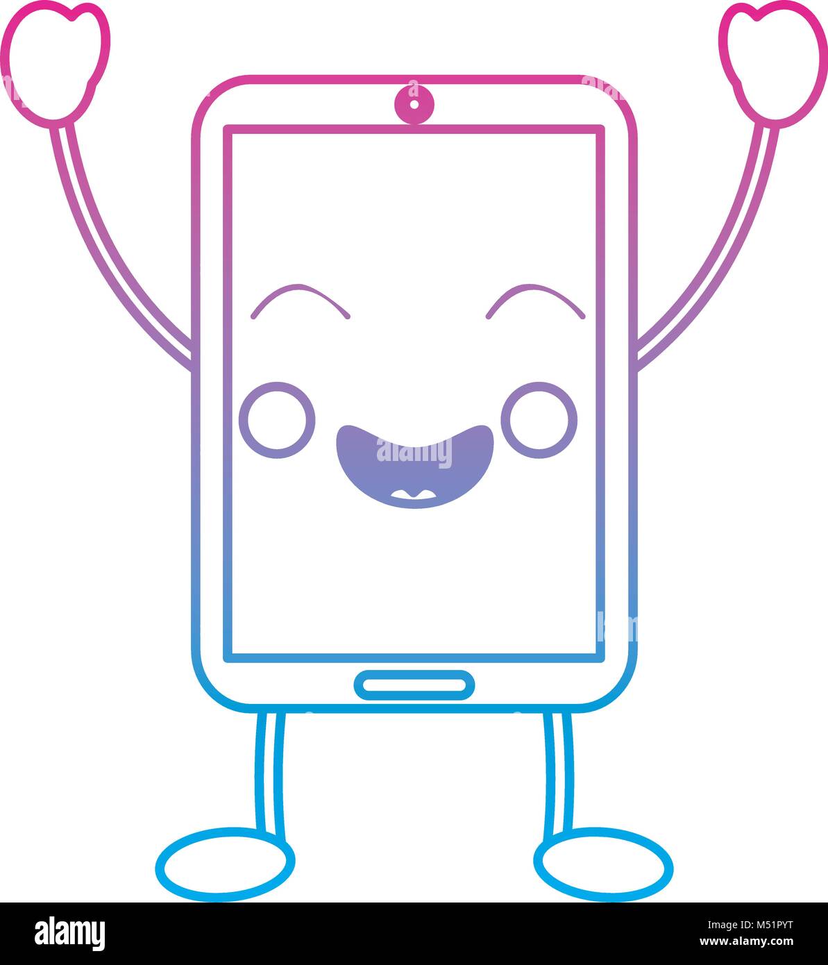 cellphone happy emoji icon image Stock Vector Image & Art - Alamy