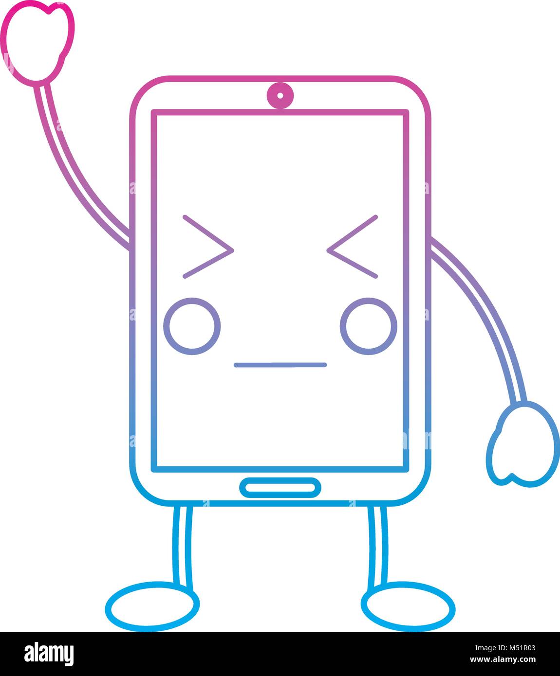 cellphone angry emoji icon image Stock Vector Image & Art - Alamy