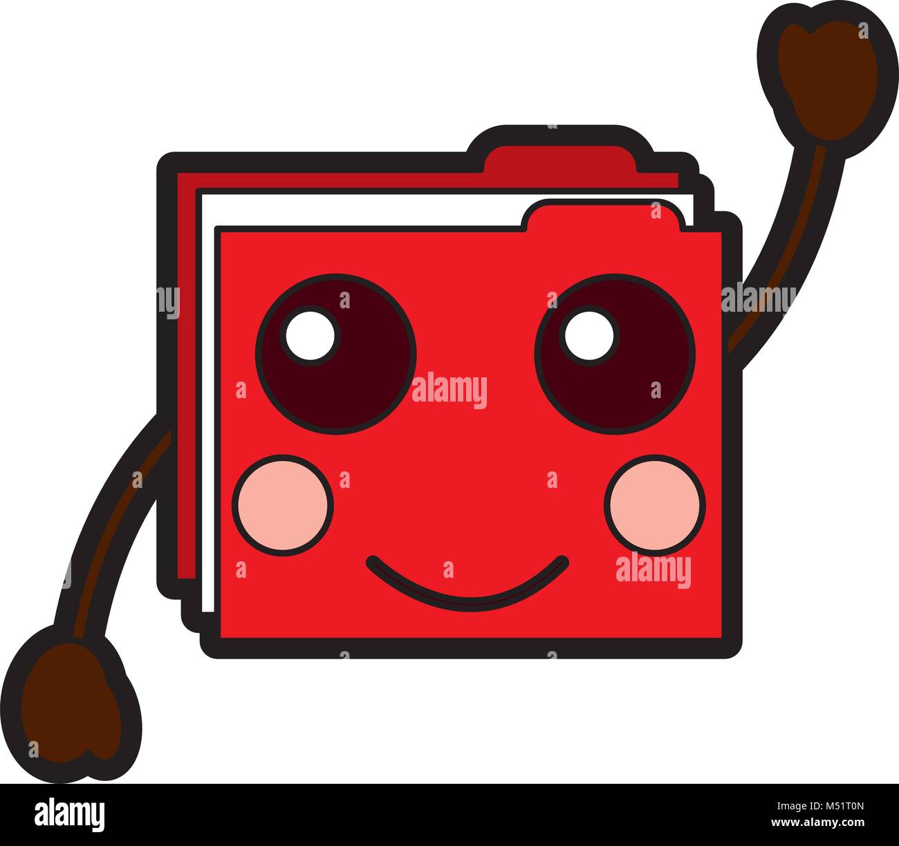 file folder happy emoji icon image Stock Vector Image & Art Alamy