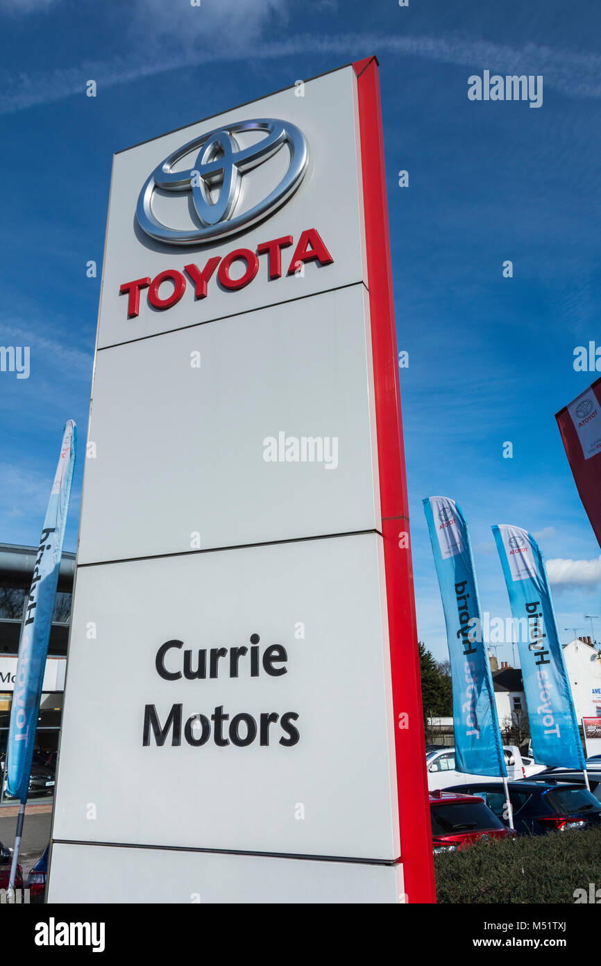 Currie Motors Toyota showroom on the Great West Road, Brentford