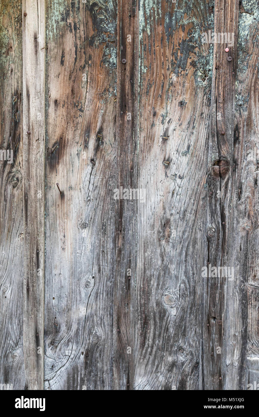 Weathered wood background Stock Photo