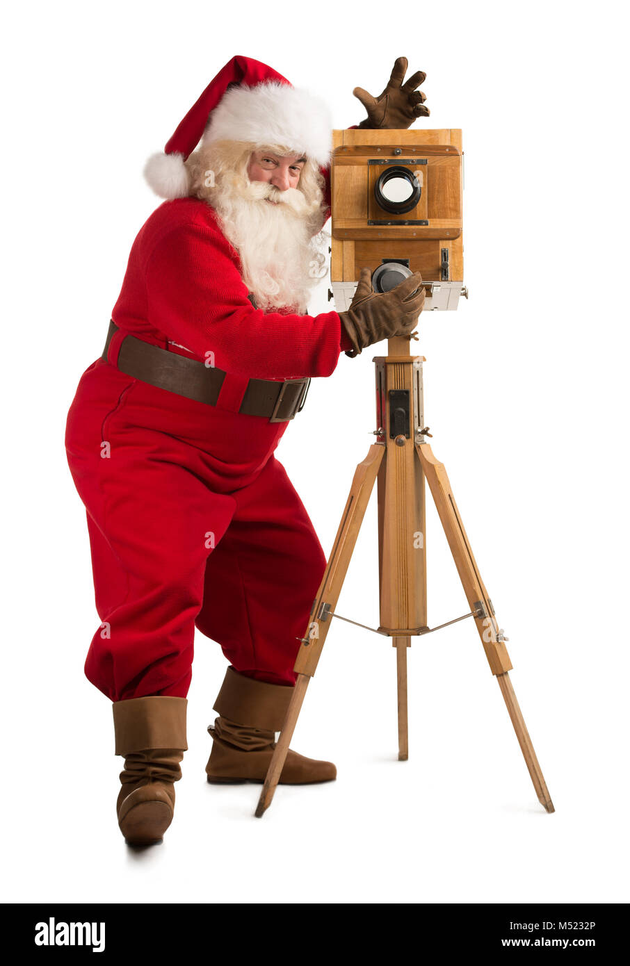 Santa камера. Santa with Camera.