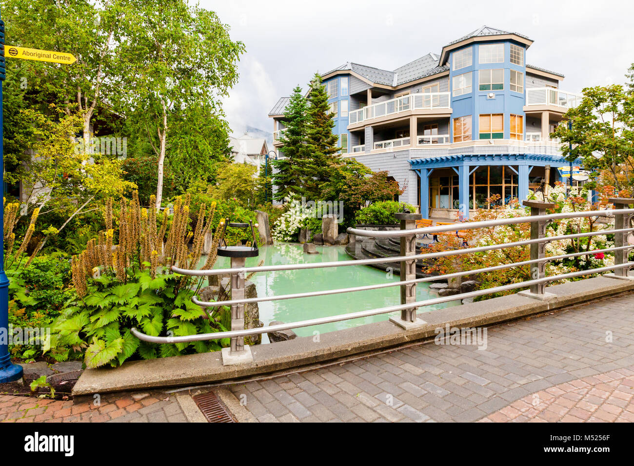wistler city west canada british columbia bc Stock Photo
