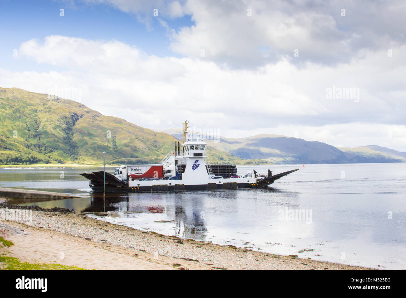 ferry to Skye Island in Scotland Stock Photo