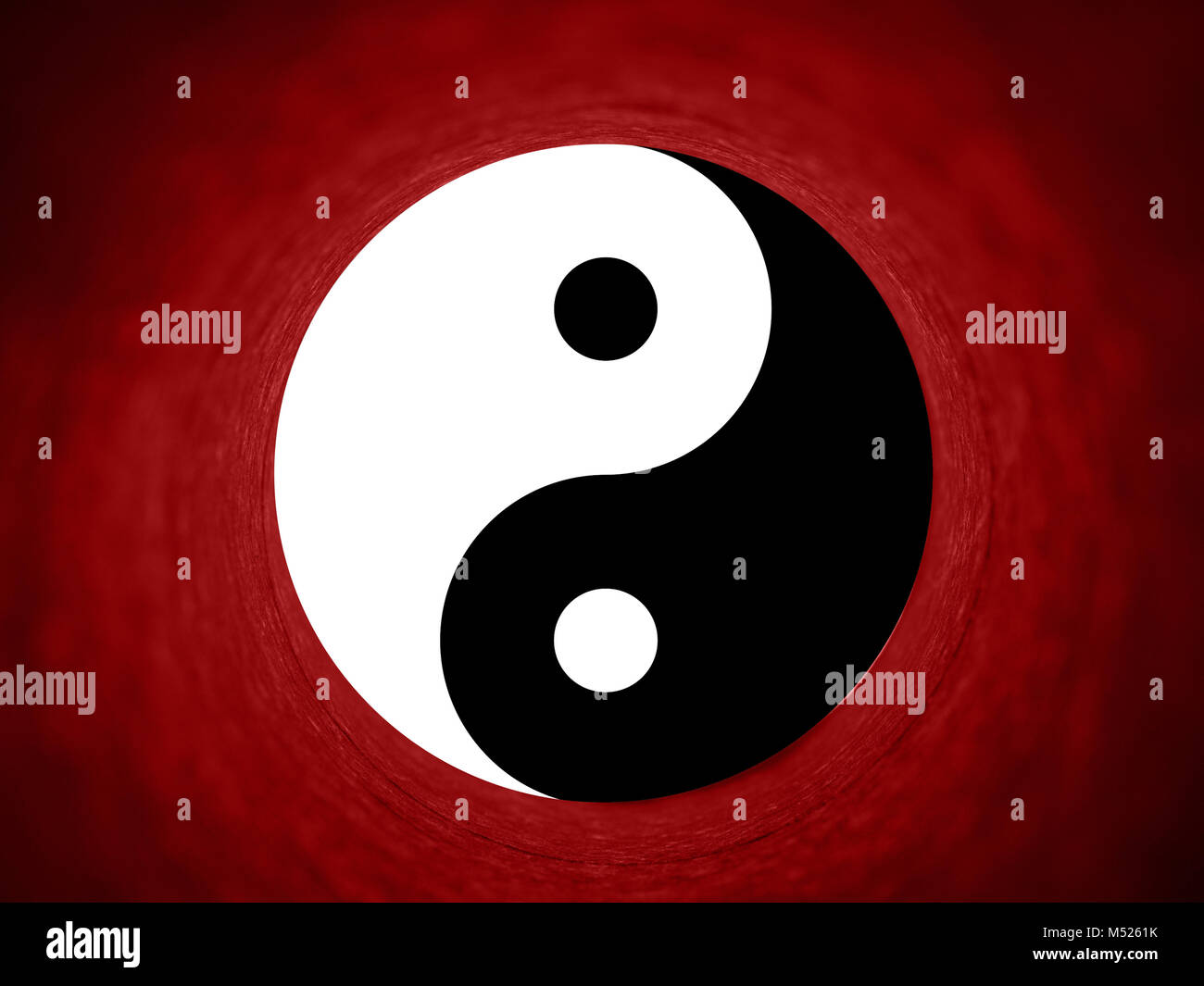yin yang symbol Stock Photo