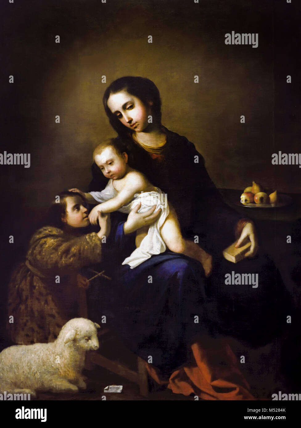 The Virgin with the Child Jesus and the Child Saint John the Baptist