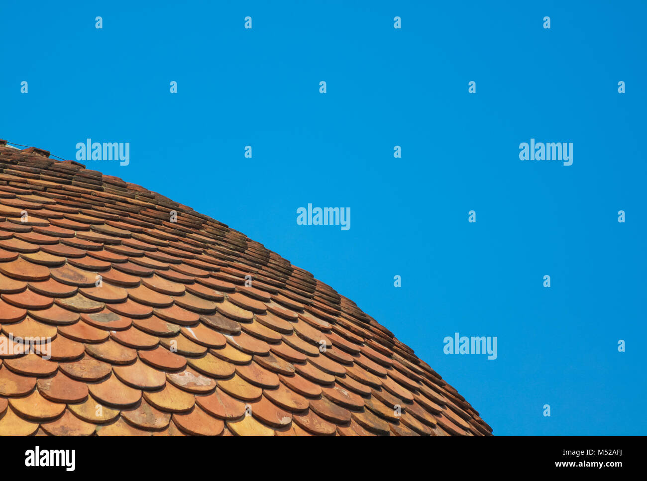 FLORENCE: BASILICA SAN LORENZO ROOFTOP TILES CLOSEUP. Stock Photo