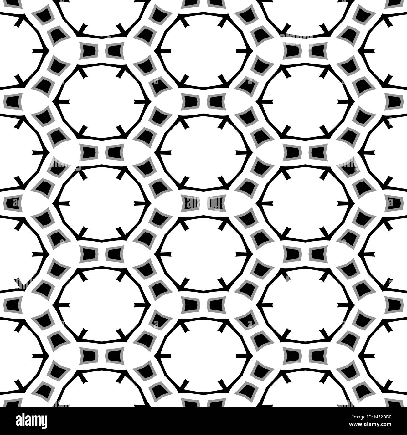 Allover grid pattern Black and White Stock Photos & Images - Alamy