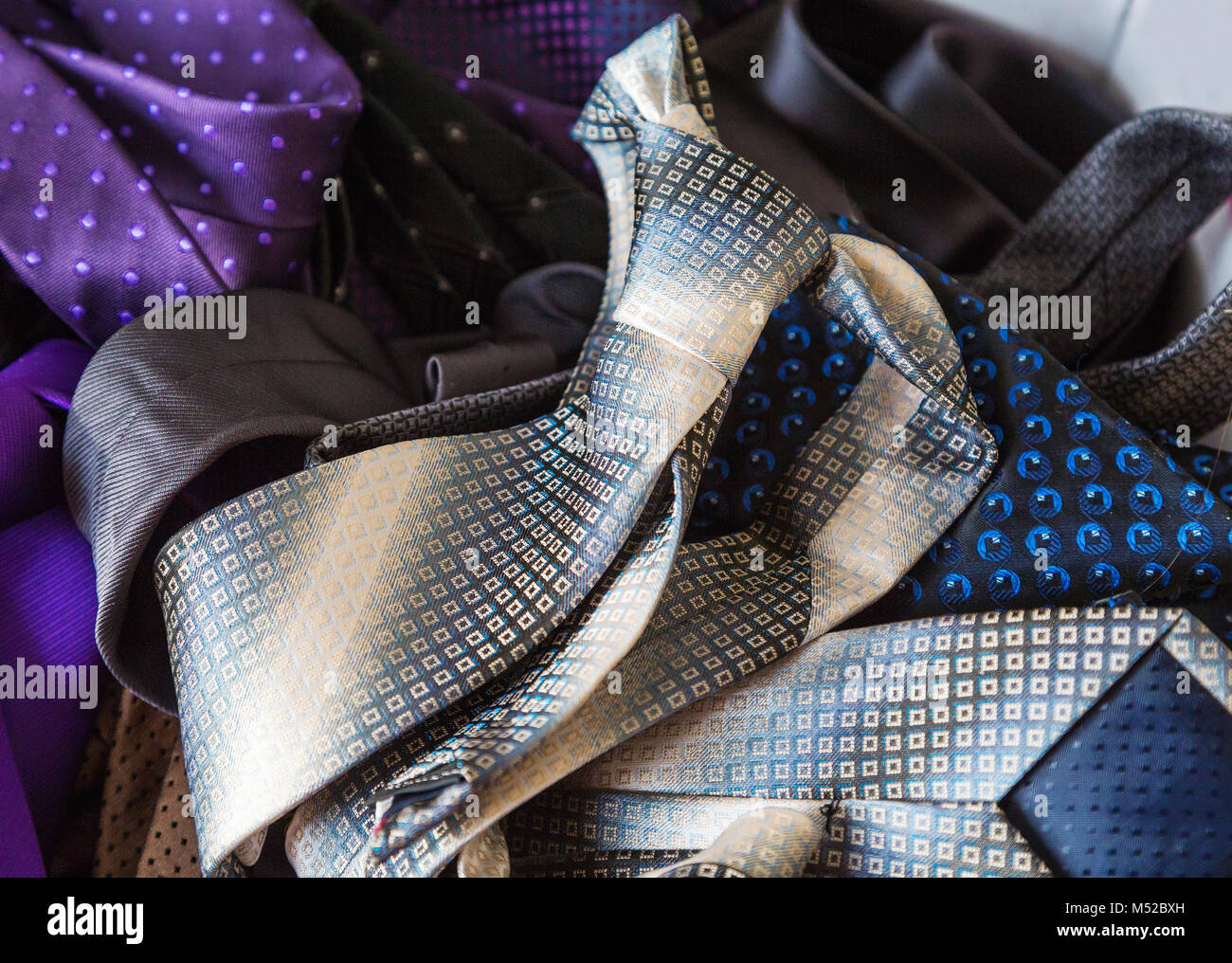 Men's fashion tie Stock Photo