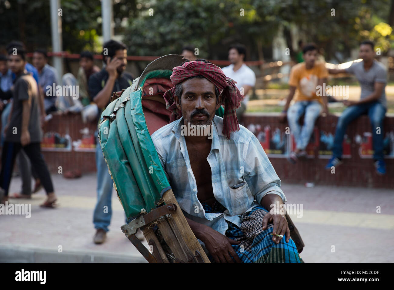 The Rickshaw Rider Rickshaw rider dhaka bangladesh hi-res stock photography and images - Alamy