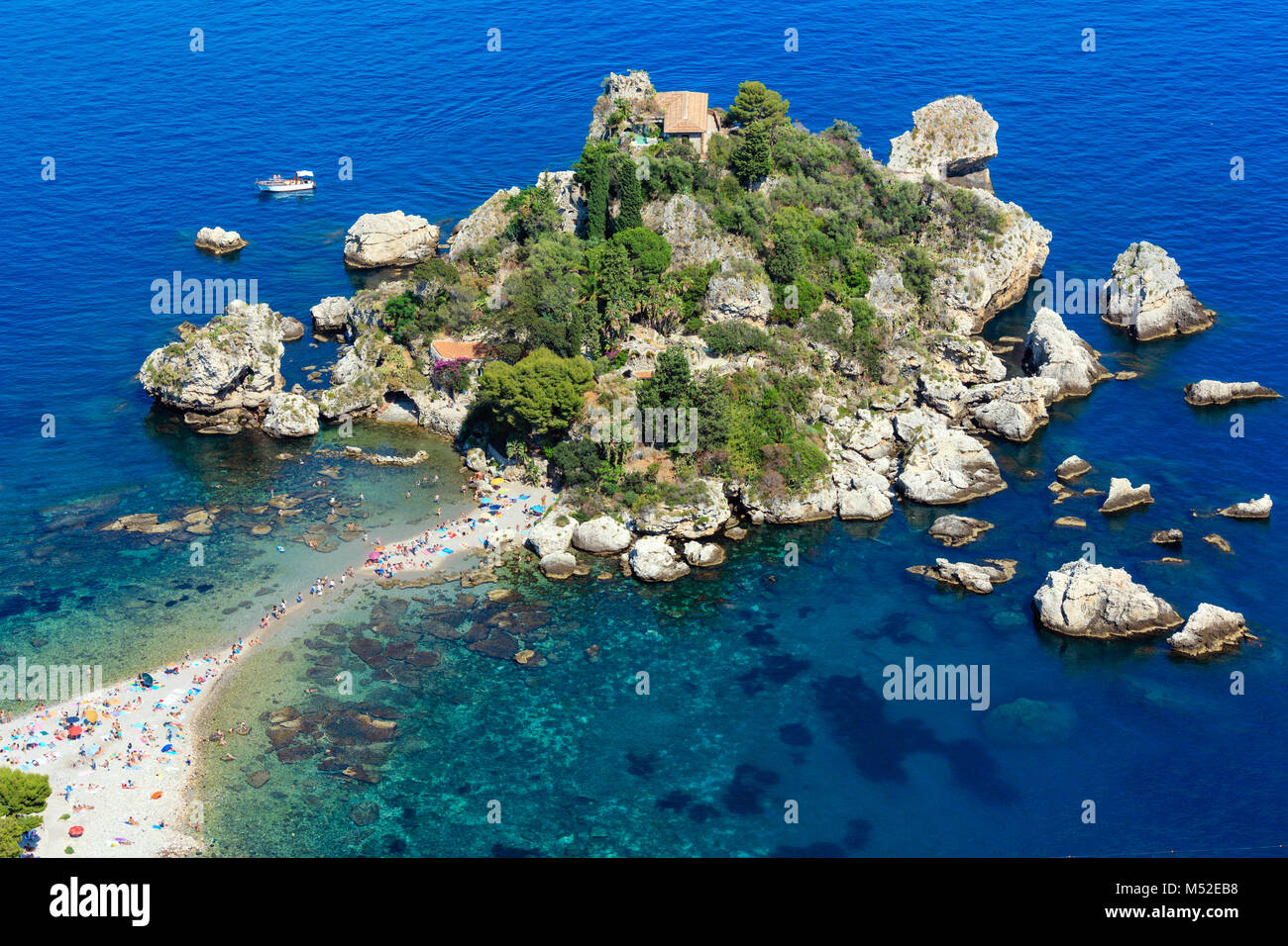 Taormina Isola Bella islet, Sicily Stock Photo - Alamy